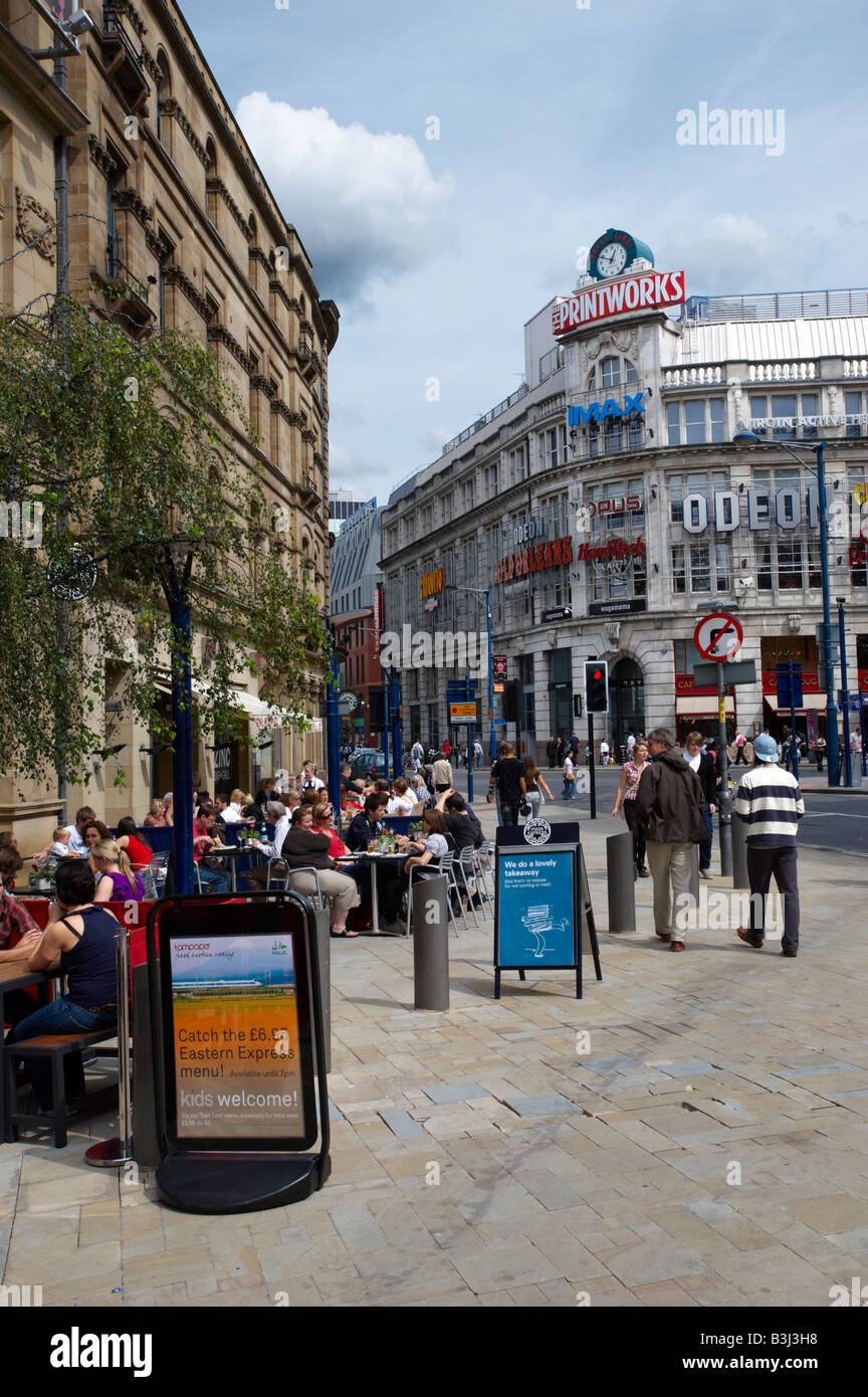 The Triangle and Printworks Exchange Square Manchester UK Stock Photo