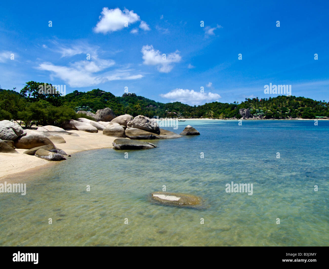 Beach At Chalok Baan Kao Koh Tao Thailand Jph0093 Stock Photo - Alamy