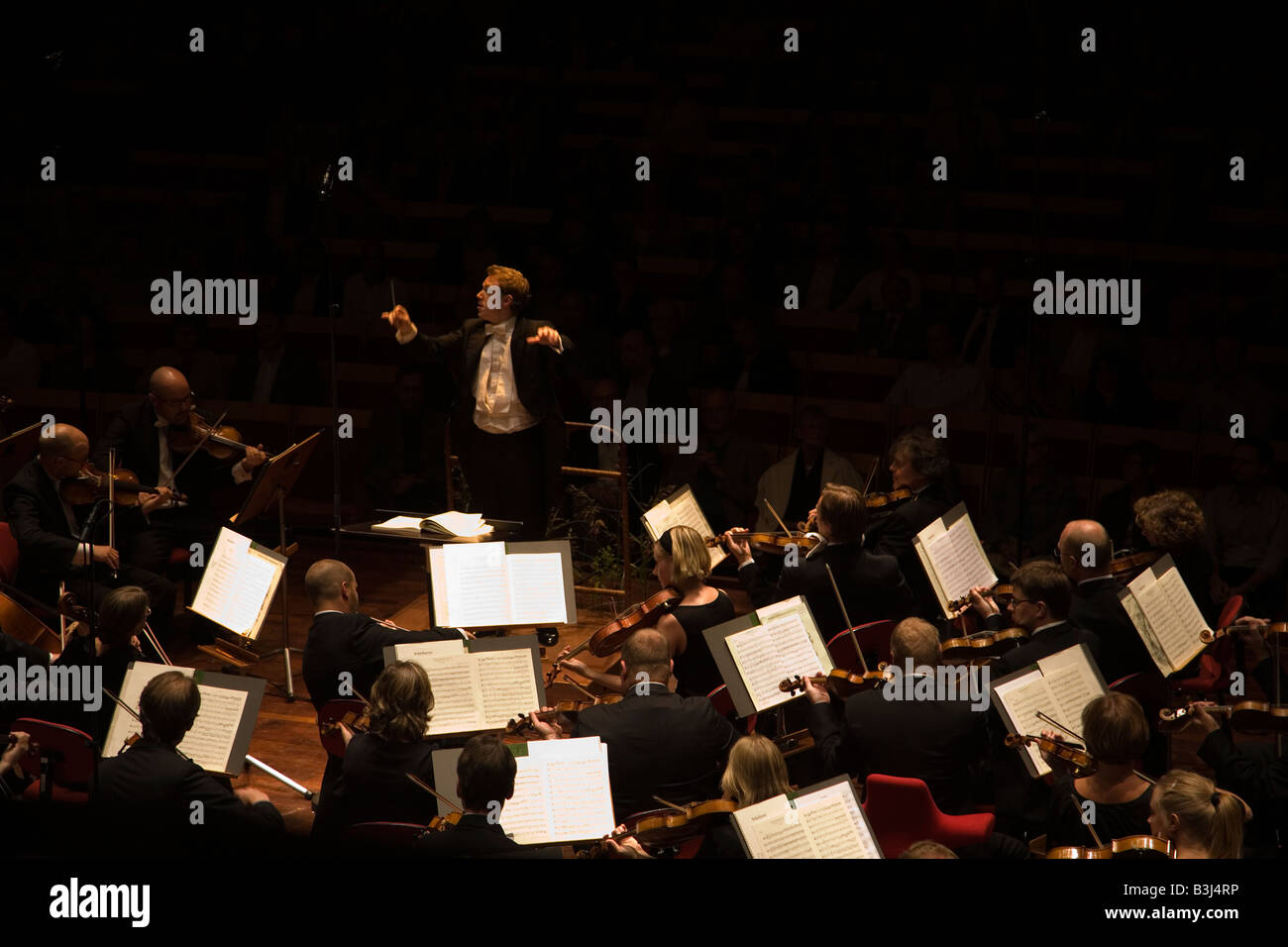 Conductor Daniel Harding and Swedish Radio Orchestra in concert Stock Photo  - Alamy
