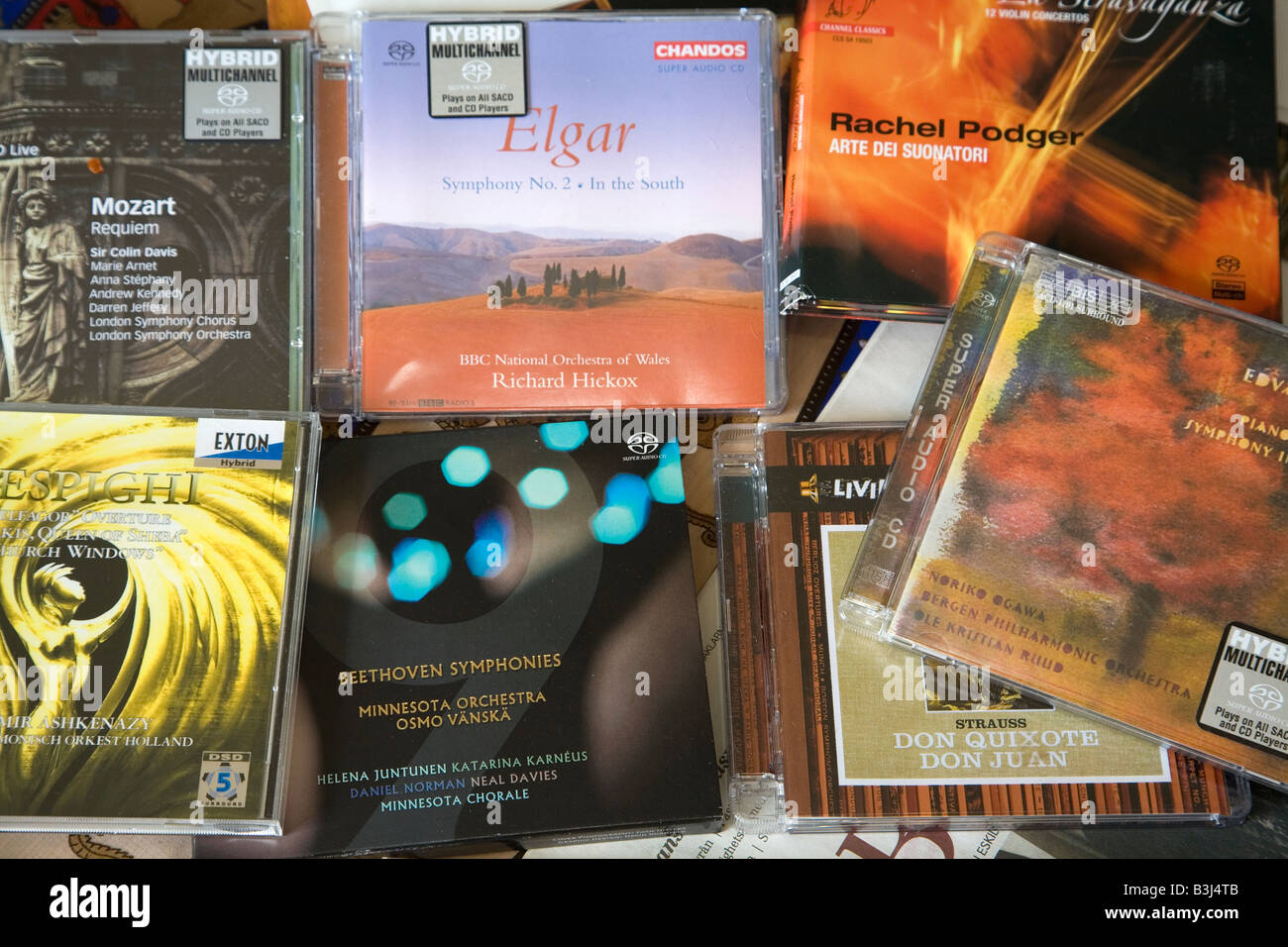 Cd Collection Classical Music On Hi Res Stock Photography And Images Alamy