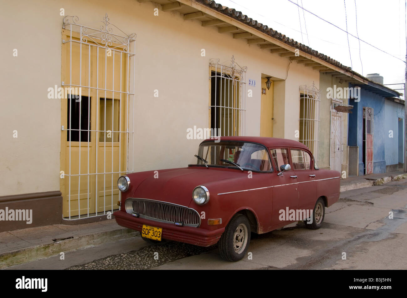 Classic Cuban Car In Trinidad, Cuba Stock Photo Alamy