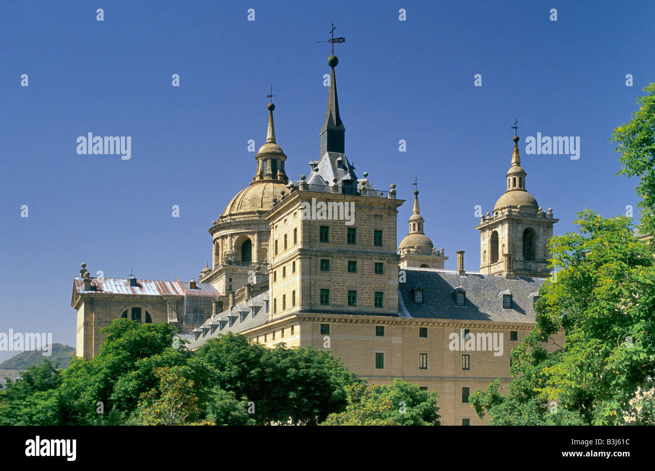 Escorial Monastery in Castile La Mancha Spain Stock Photo