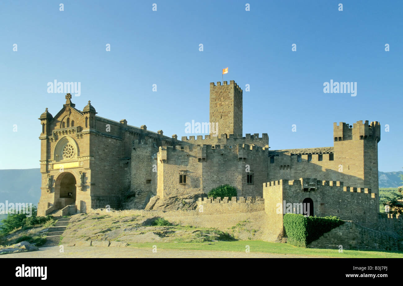 Castle at Javier Navarra Spain Stock Photo