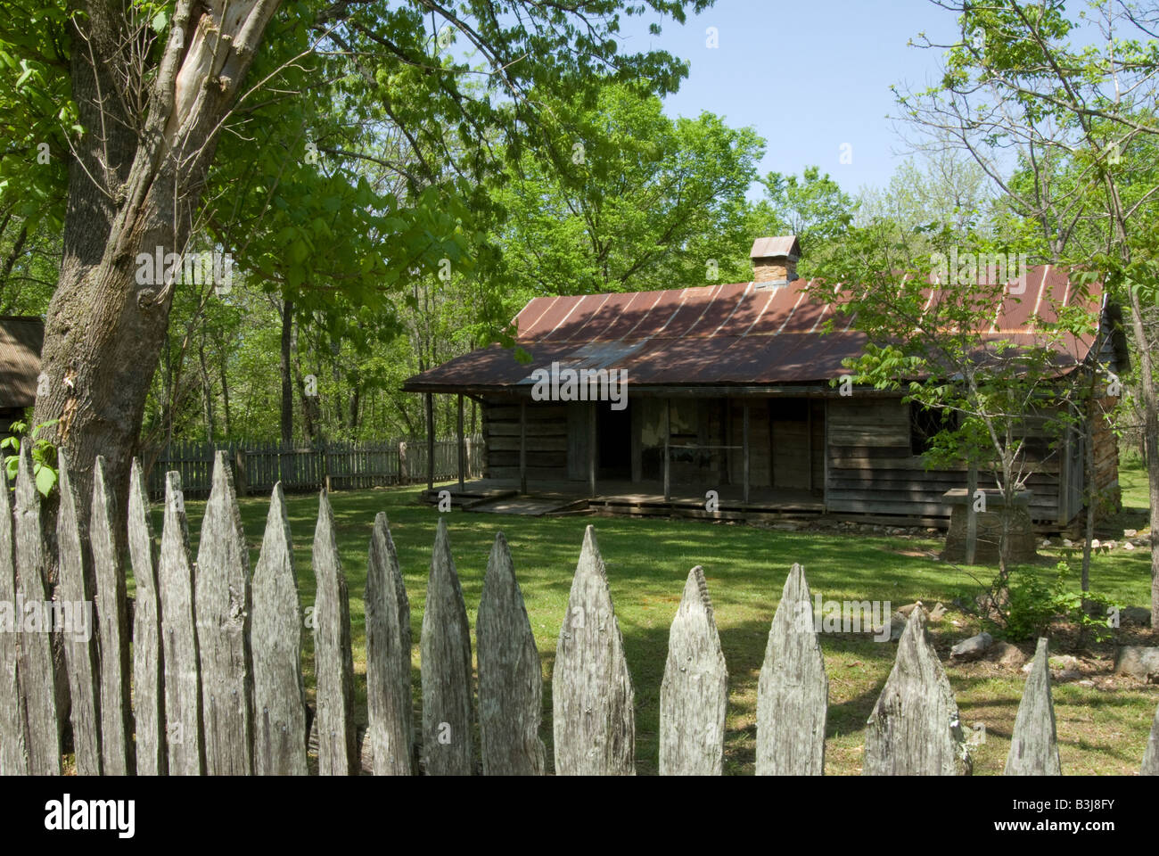 The Collier Homestead in the Ozarks of Tyler Bend Arkansas is owned and