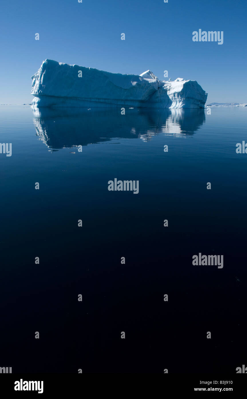 An Iceberg on Philpots Island close to Devon Island Northern Arctic Stock Photo
