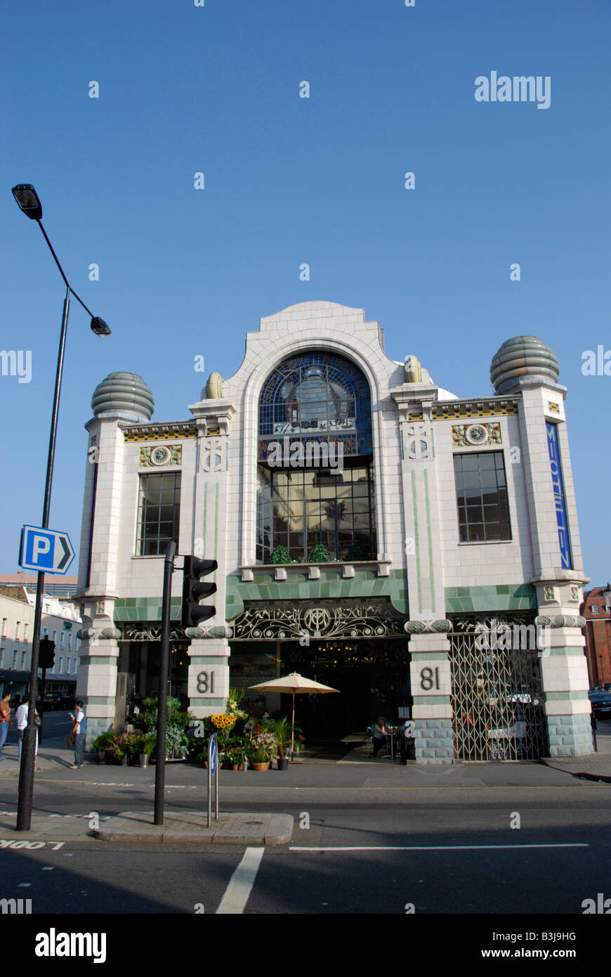 Former Michelin House now the Bibendum Restaurant and Oyster Bar Fulham Road Chelsea London Stock Photo