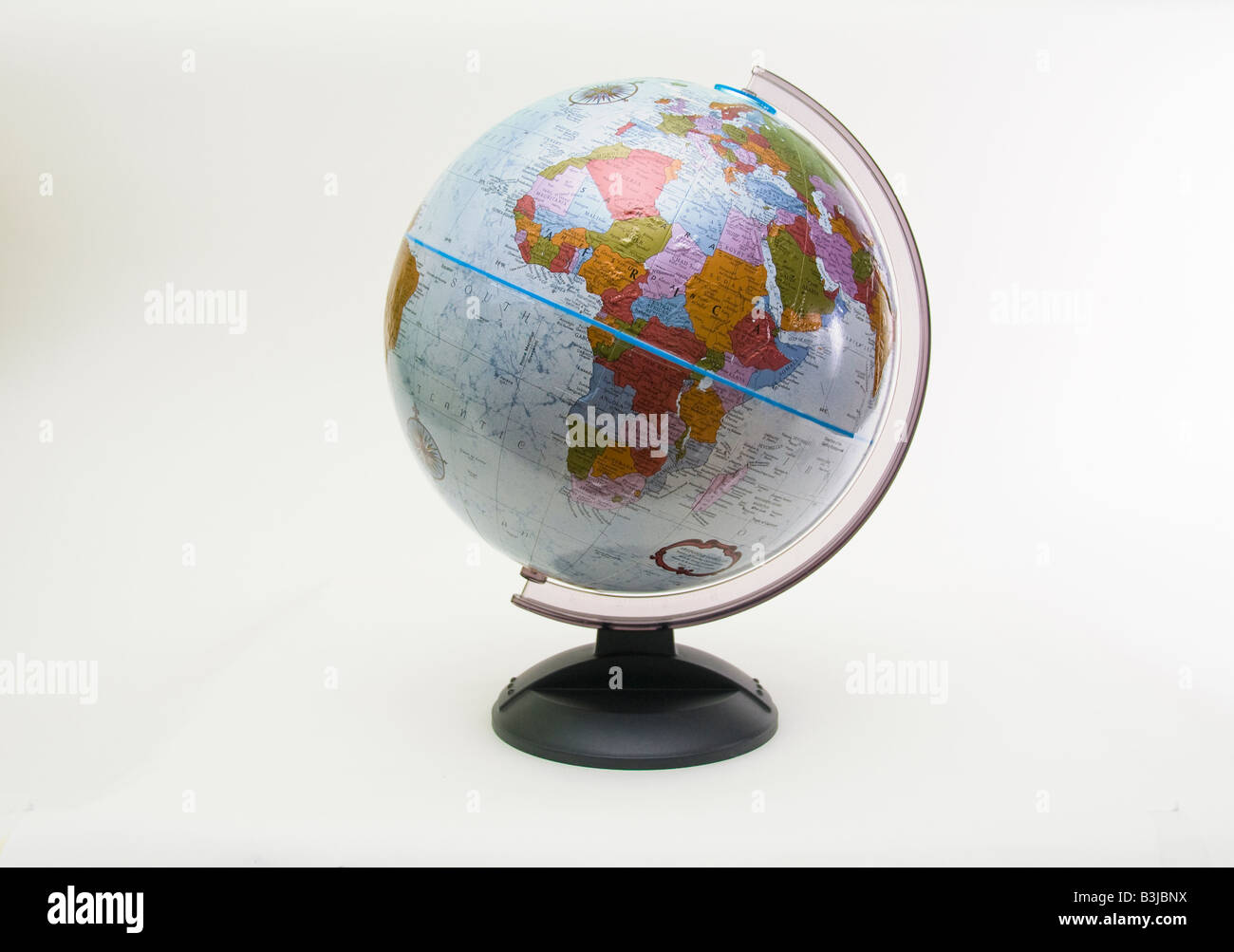 Silo Image of an Earth globe. Stock Photo