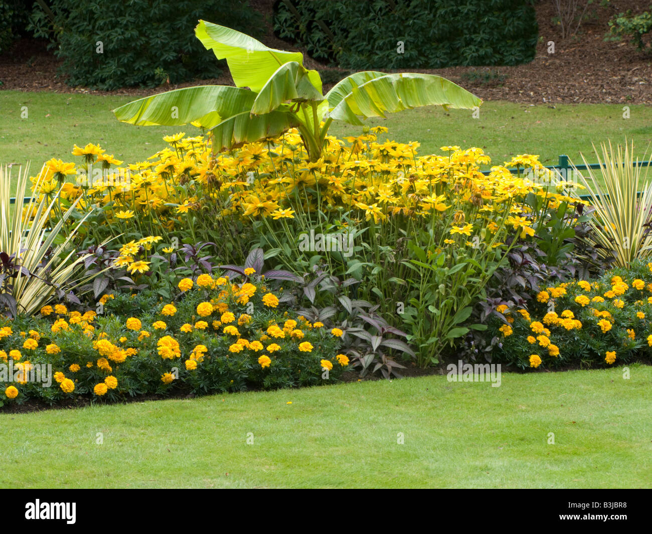 Flower Border in Bournemouth Gardens, Dorset, UK Stock Photo Alamy