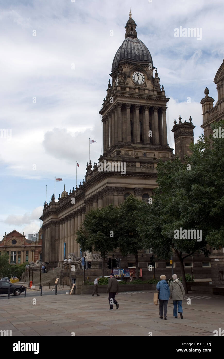 Leeds Town Hall Stock Photo Alamy