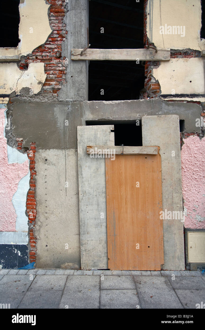 a delapidated building in perpignan, france Stock Photo