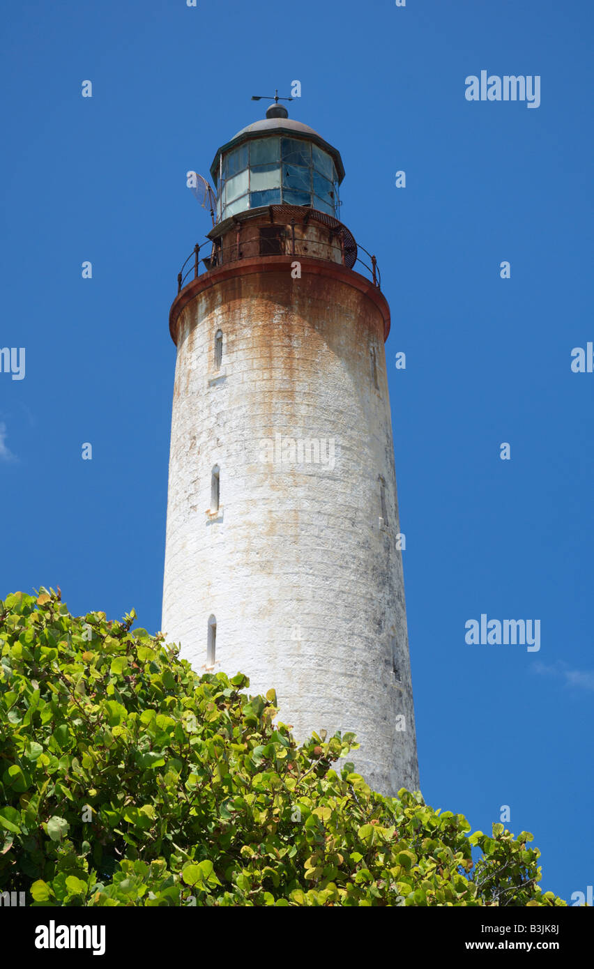 The old lighthouse at Ragged Point marks the island of Barbados' most ...