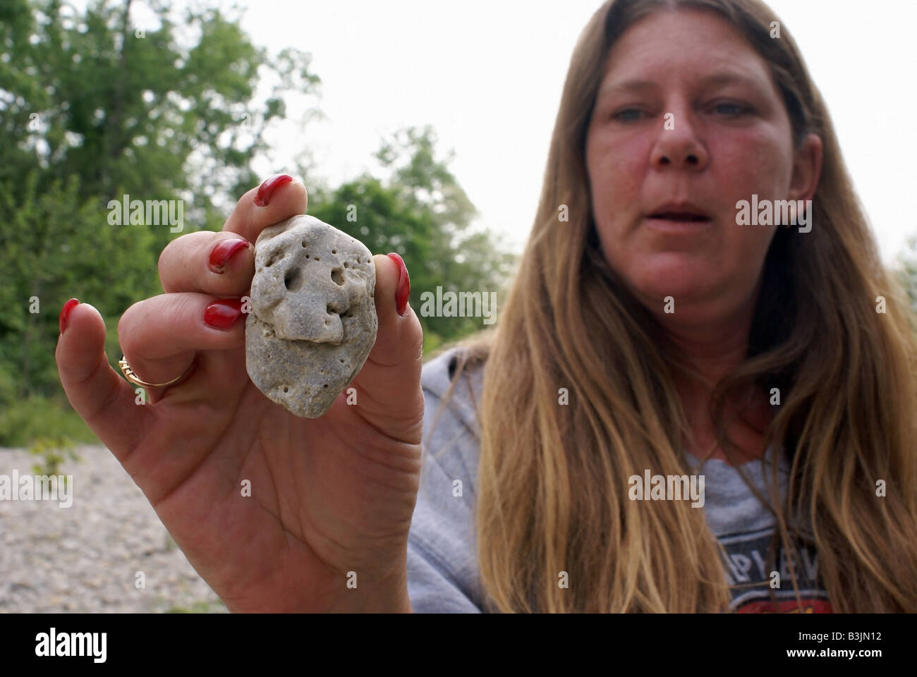 Funny Rock Face Stock Photo Alamy