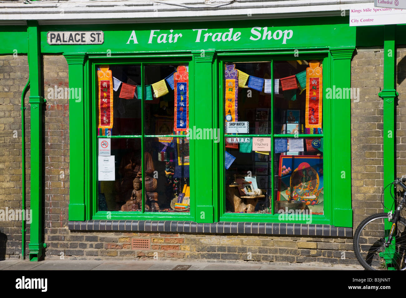 Shop selling ethnic goods in Canterbury Kent Stock Photo Alamy