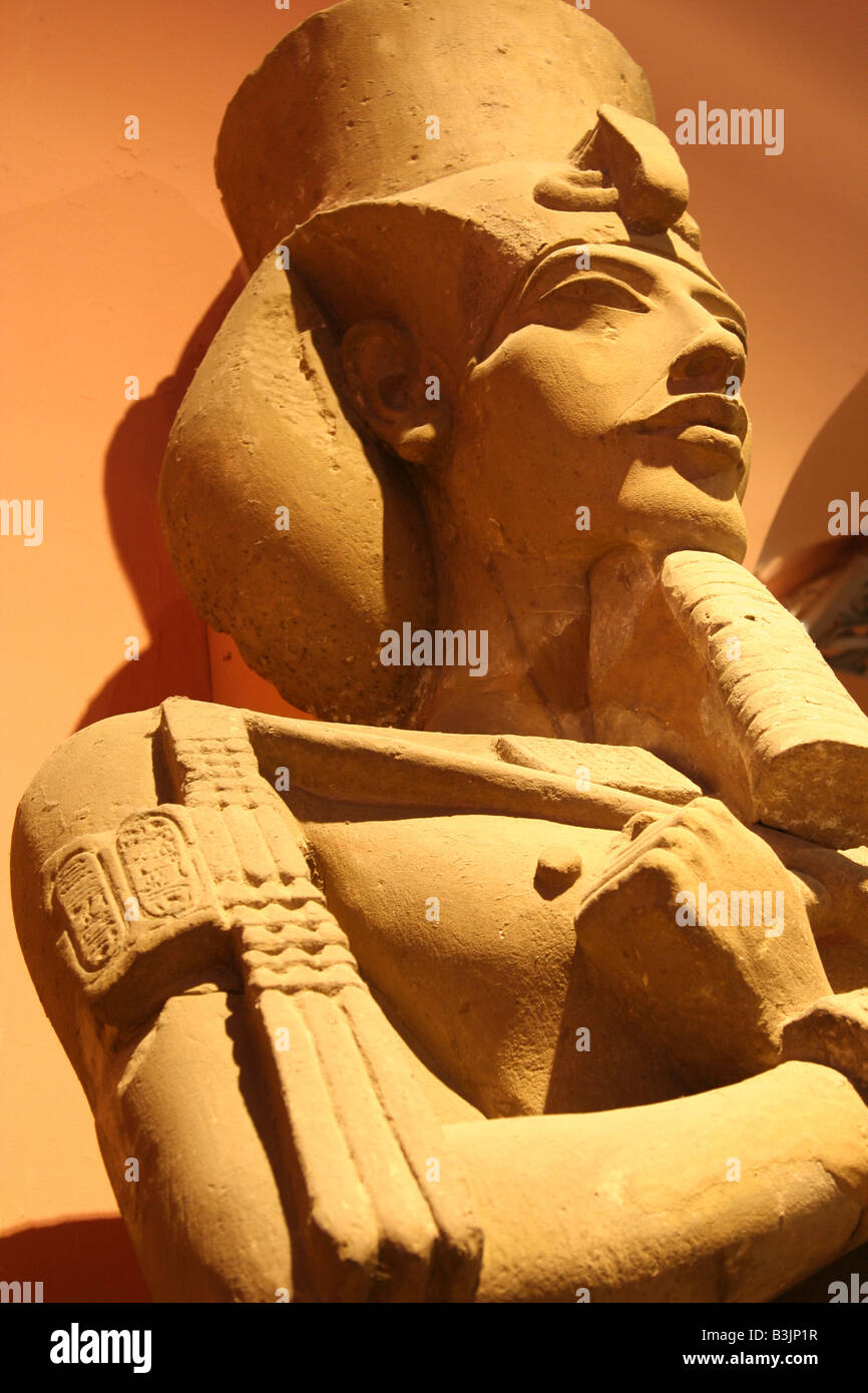 king Pharaoh Akhenaton Stock Photo