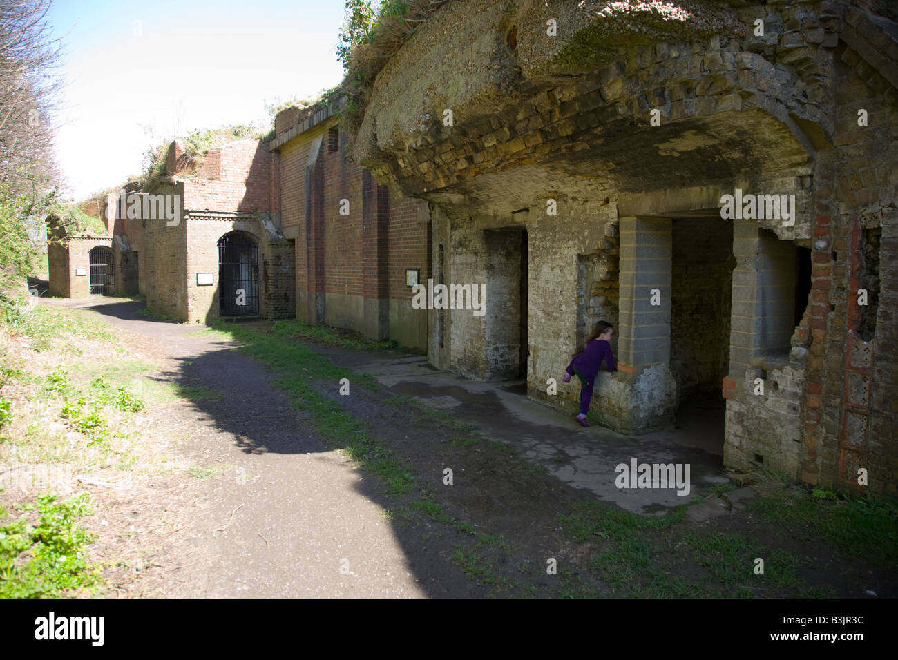 Western Heights gun emplacement and magazine in Dover Stock Photo