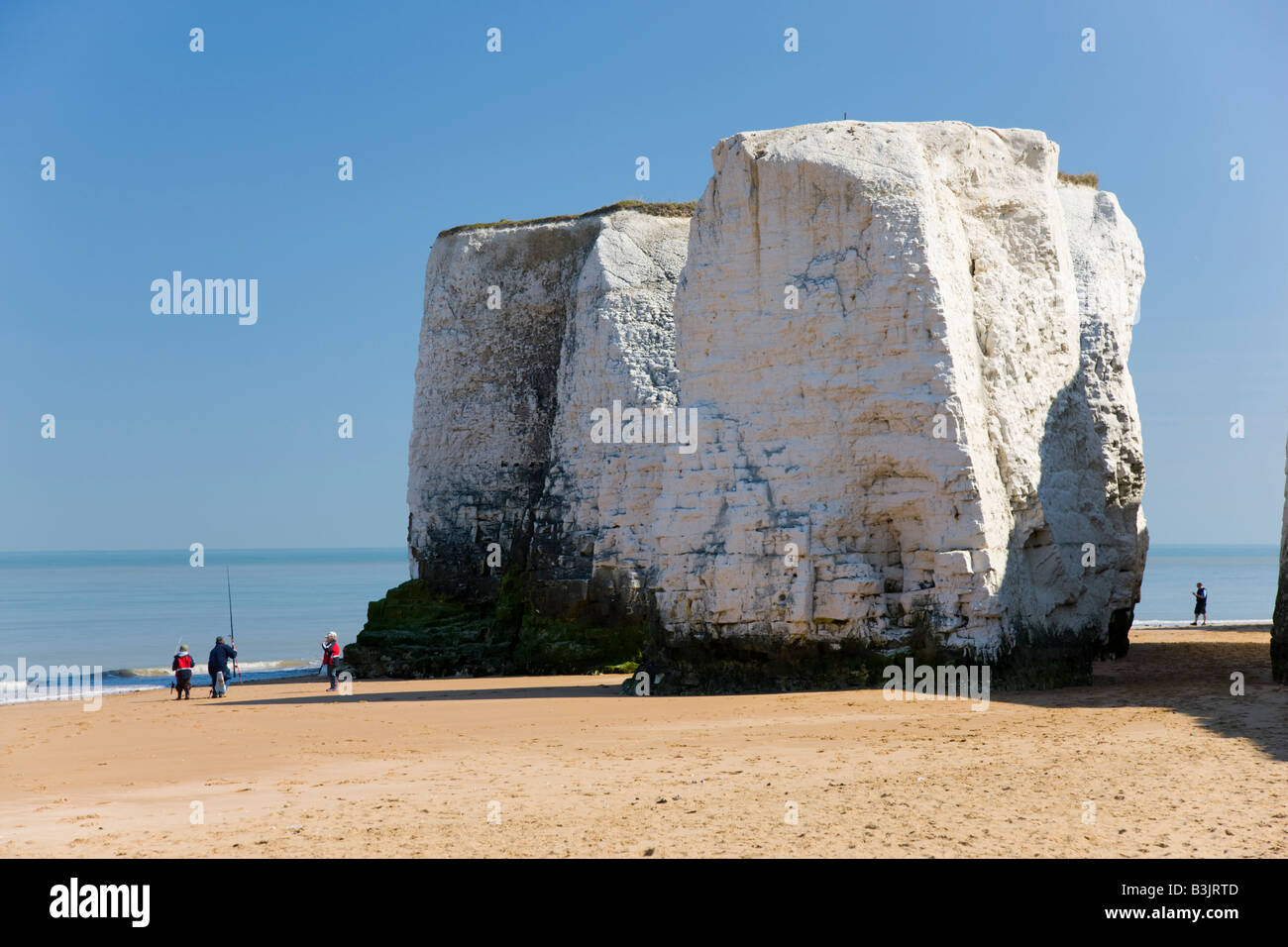 Chalk stacks in the beautiful Botany Bay near Margate in Kent Stock Photo -  Alamy