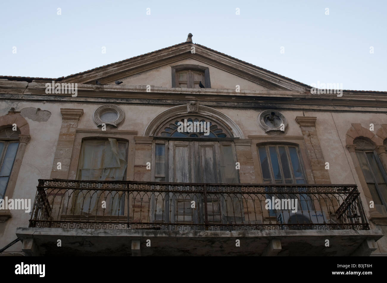 Old house in Chios island Stock Photo