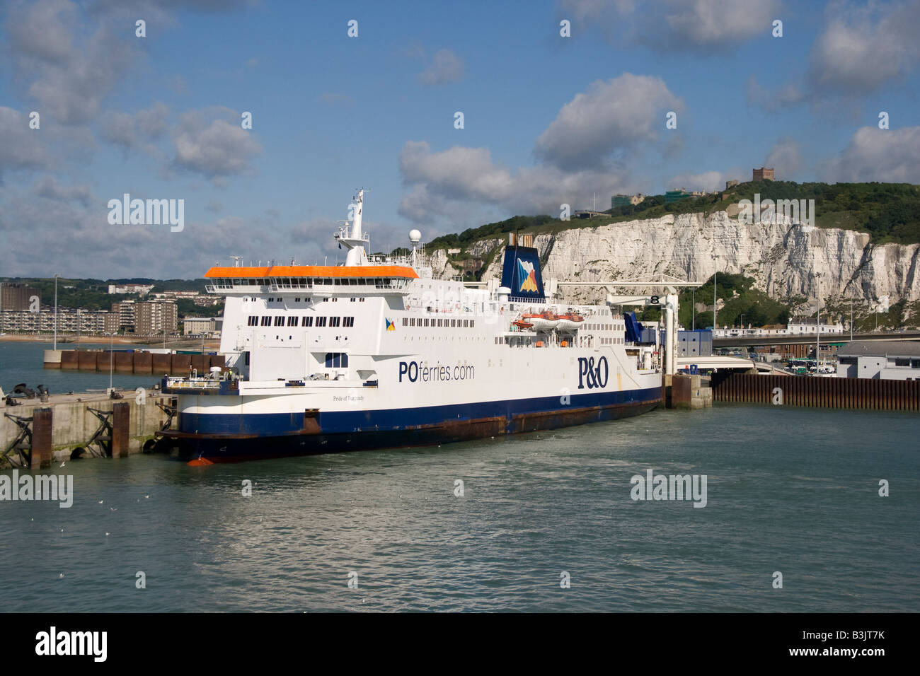 P&O Channel Ferry in the port of Dover, Great Britain, Europe Stock ...