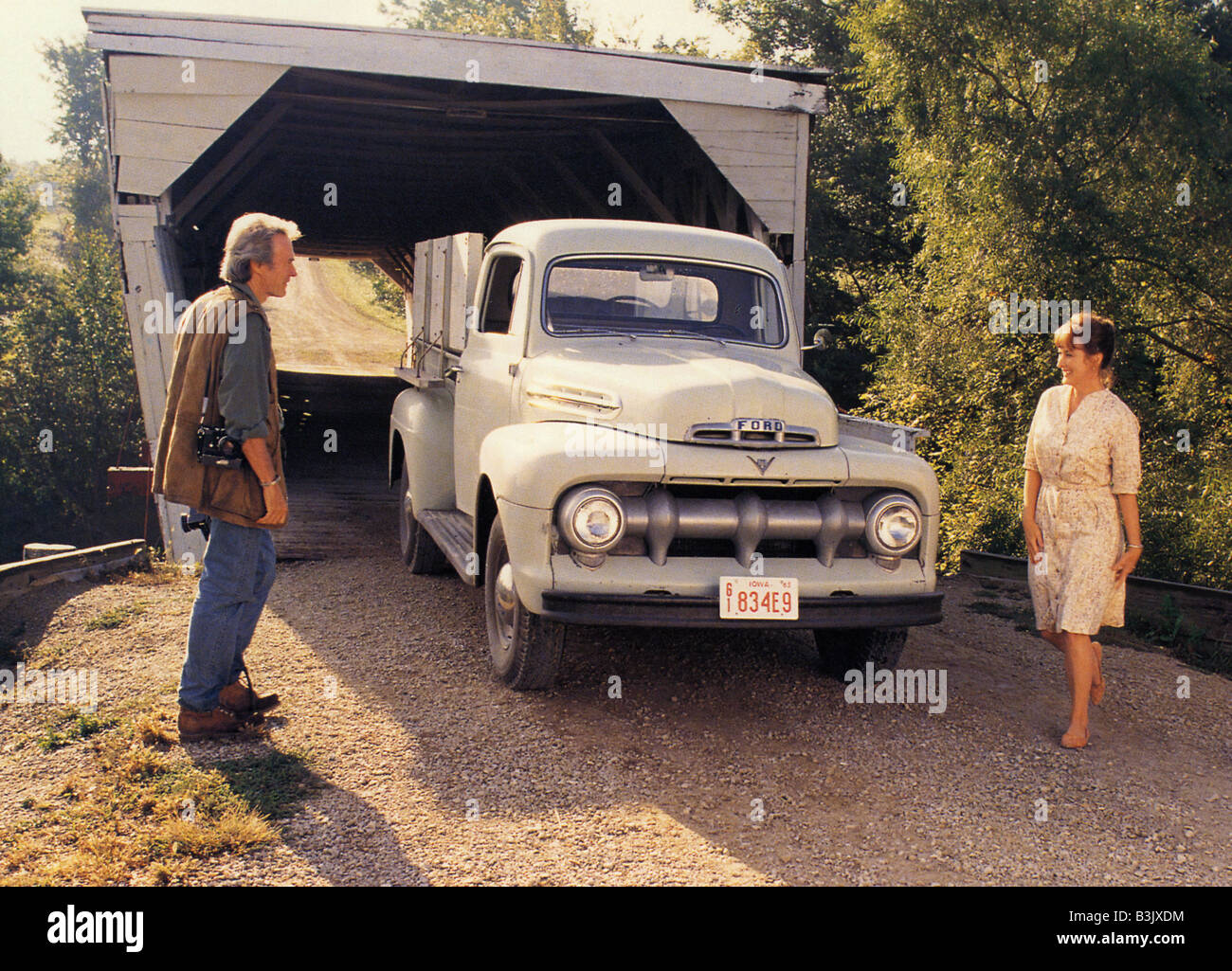 THE BRIDGES OF MADISON COUNTY  1995 Warner/Amblin film with Clint Eastwood and Meryl Streep Stock Photo