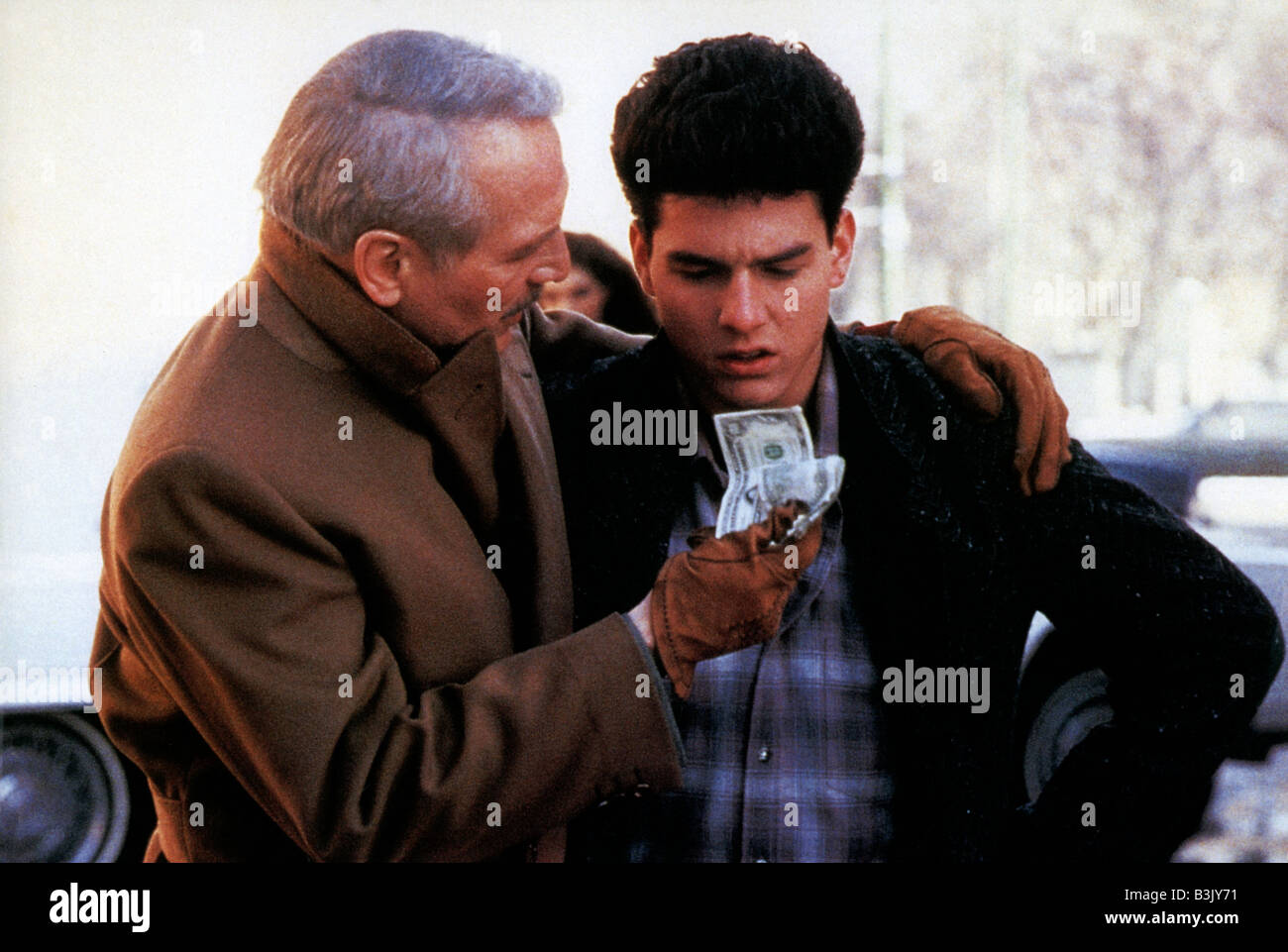 THE COLOR OF MONEY 1986 Touchstone film with Paul Newman and Tom Cruise Stock Photo Alamy