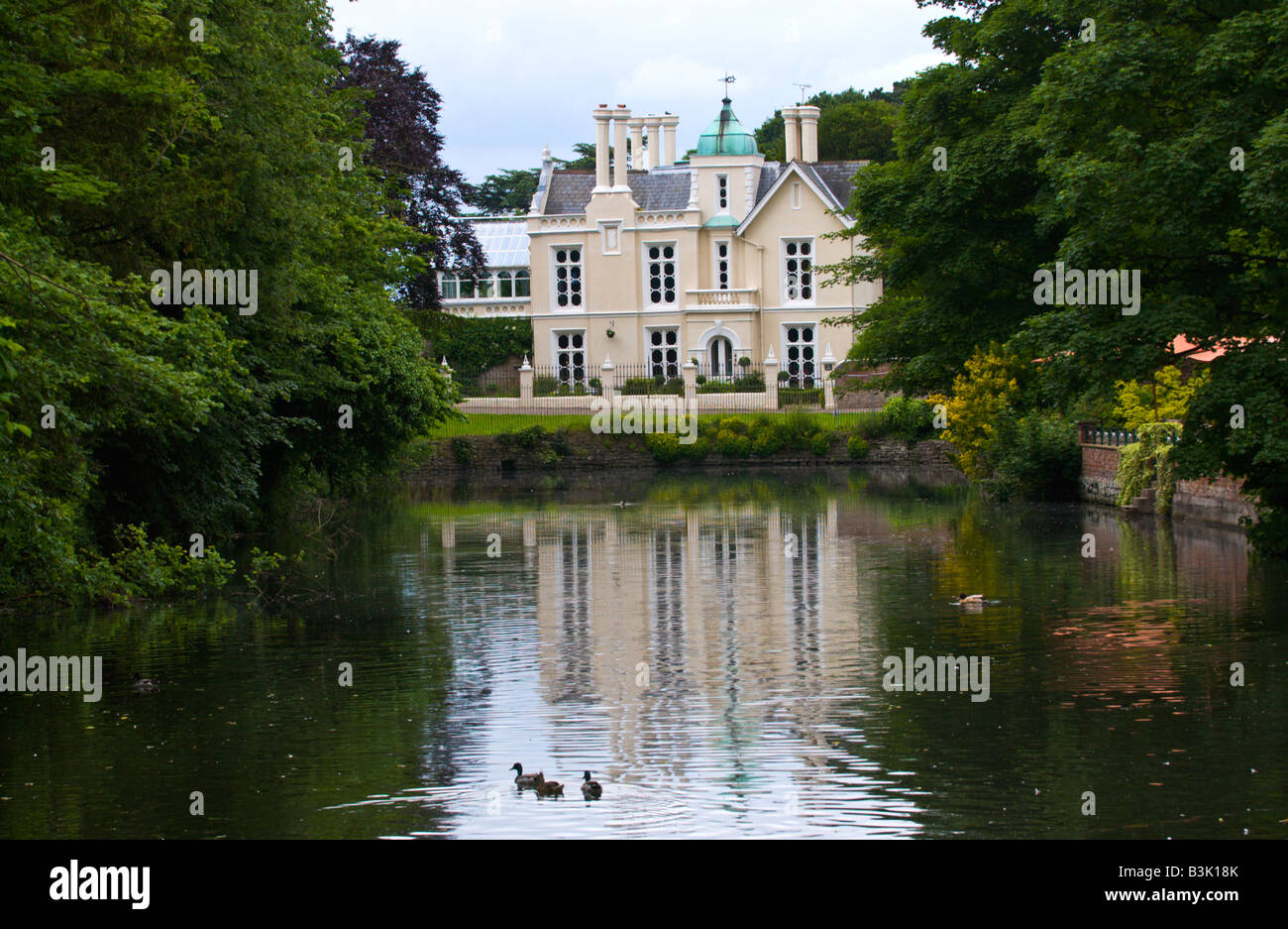 Late house designed by architect Robert Smirke standing on an