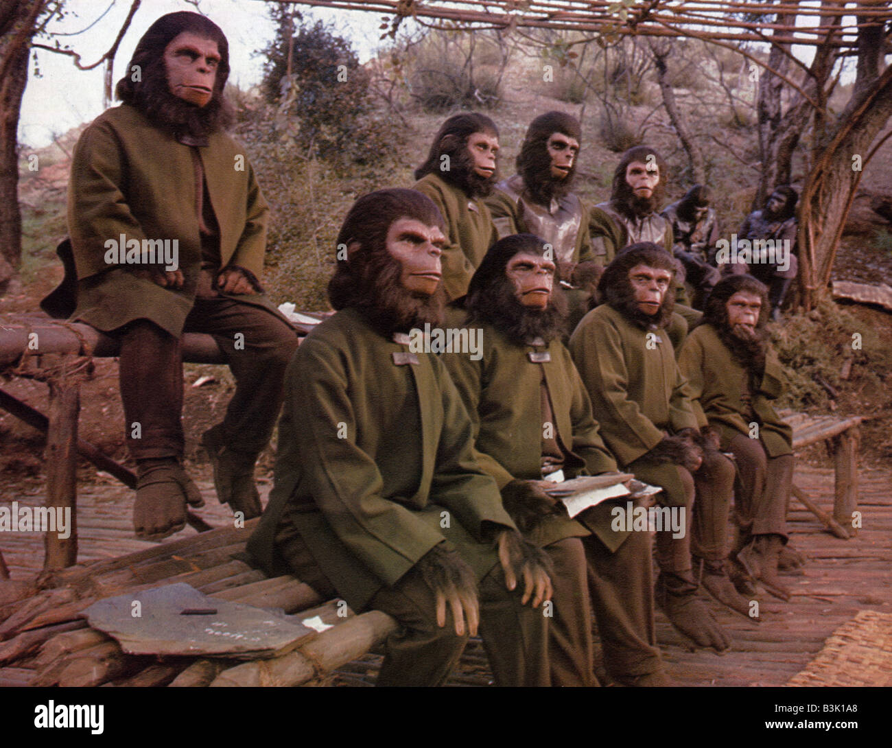 BATTLE FOR THE PLANET OF THE APES 1973 TCF/APJAC film Stock Photo
