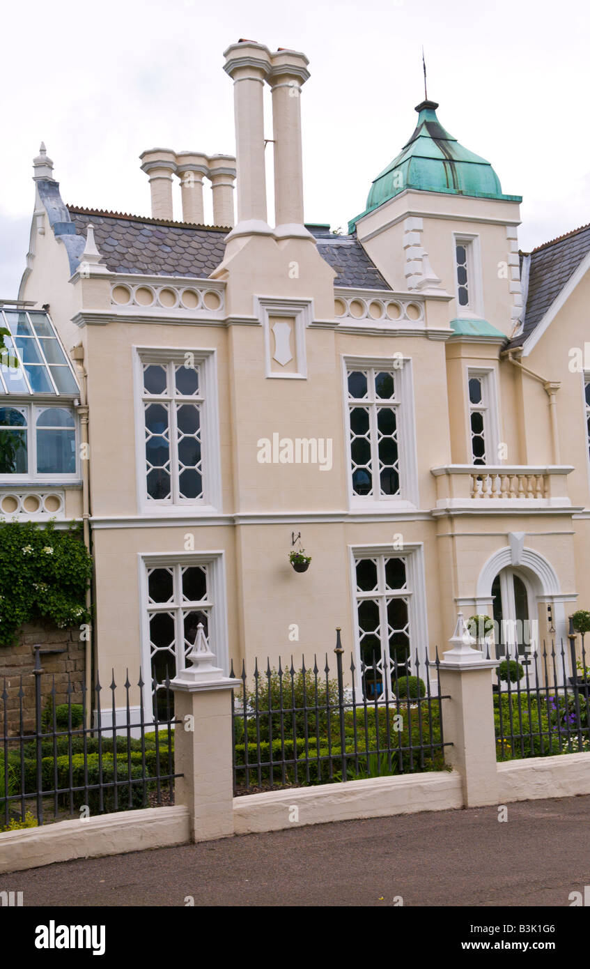 Late house designed by architect Robert Smirke standing on an