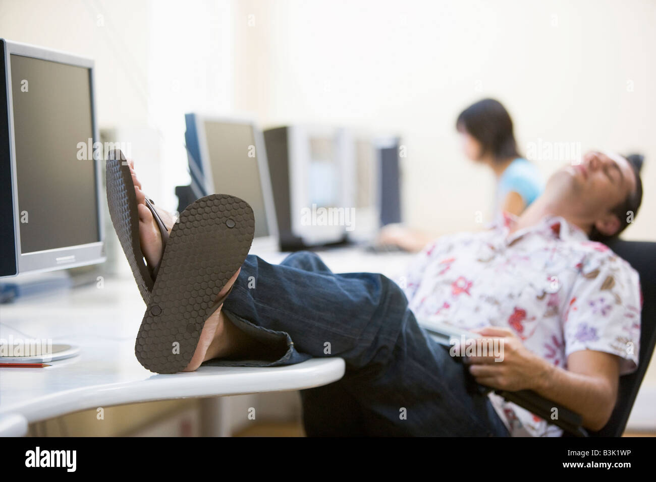 Sleeping 2024 desk workstation