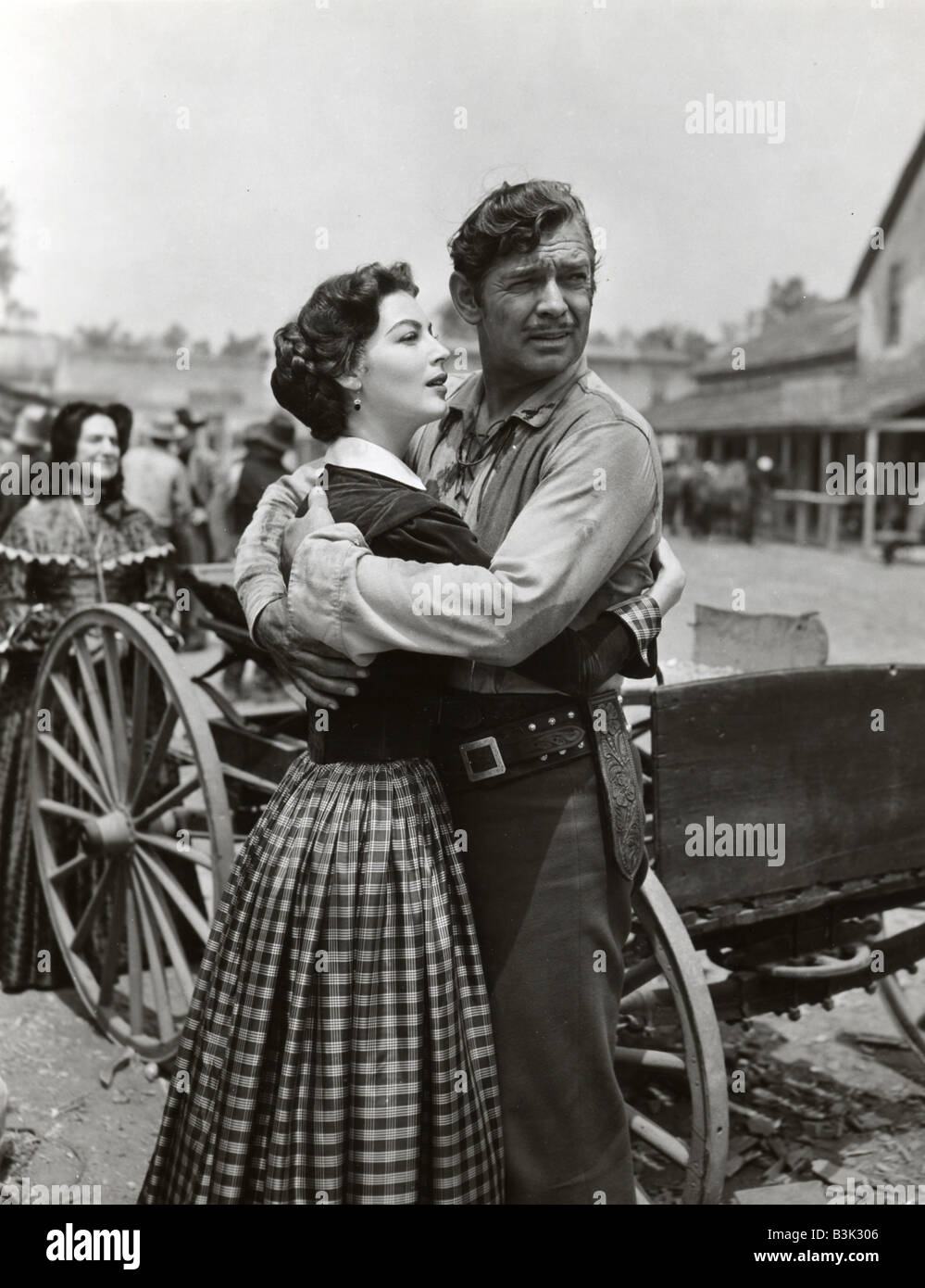 LONE STAR 1952 MGM film with Clark Gable and Ava Gardner Stock Photo ...