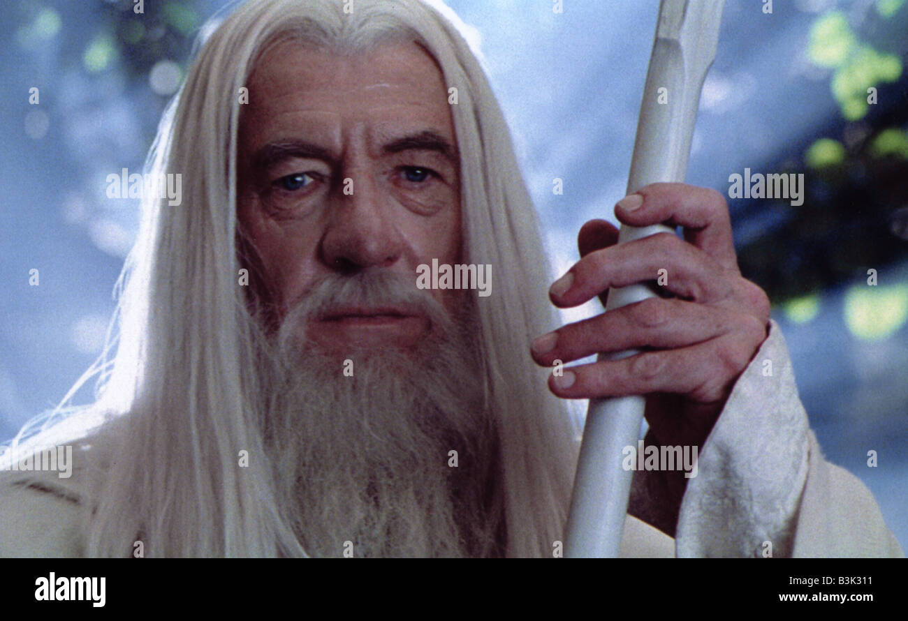 LORD OF THE RINGS : THE RETURN OF THE KING 2003  NewLine film with Ian McKellen Stock Photo