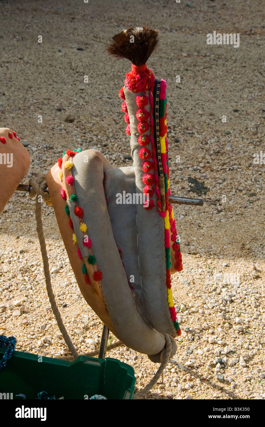 Portuguese horse collar Stock Photo Alamy