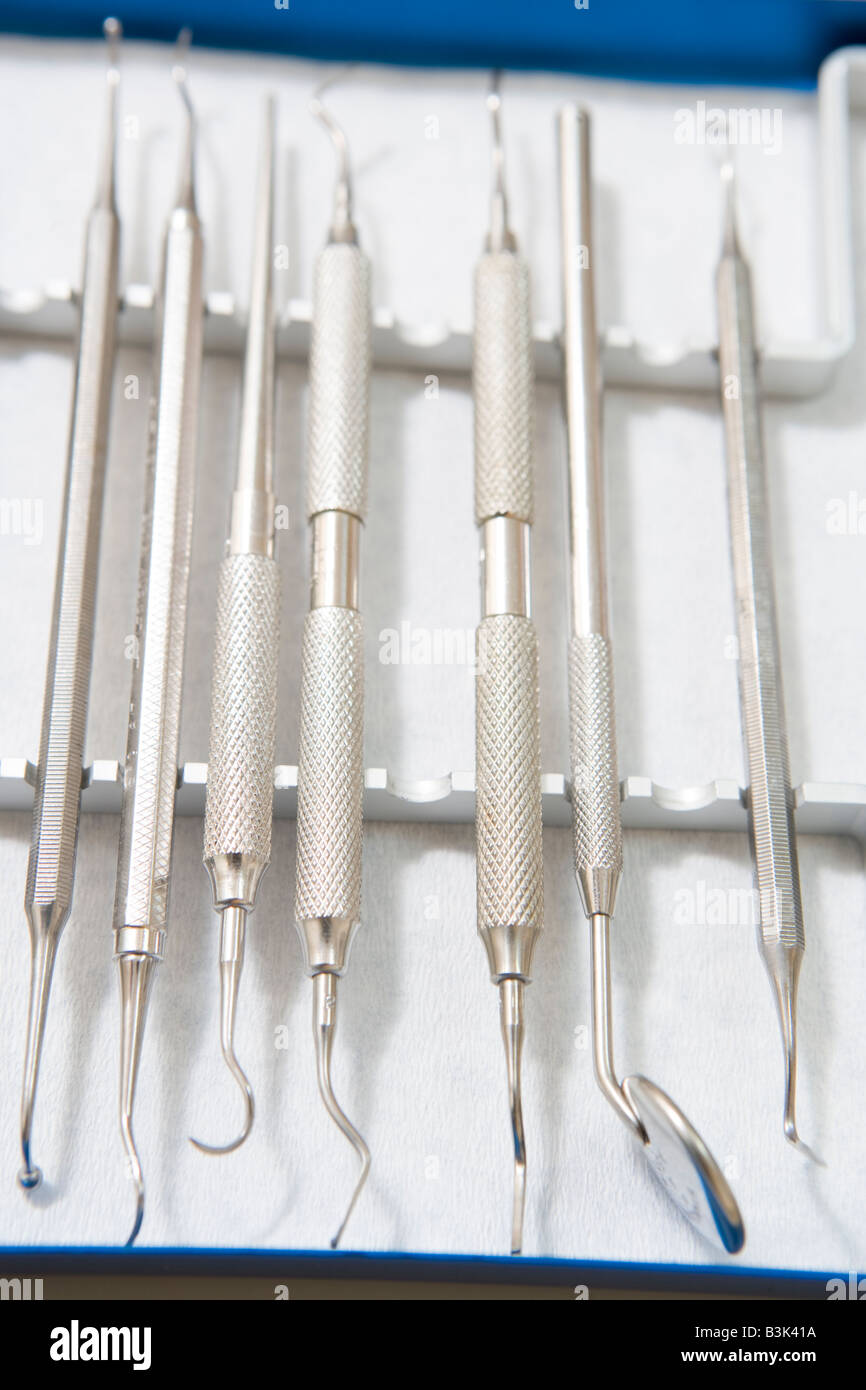 Dental tools Stock Photo