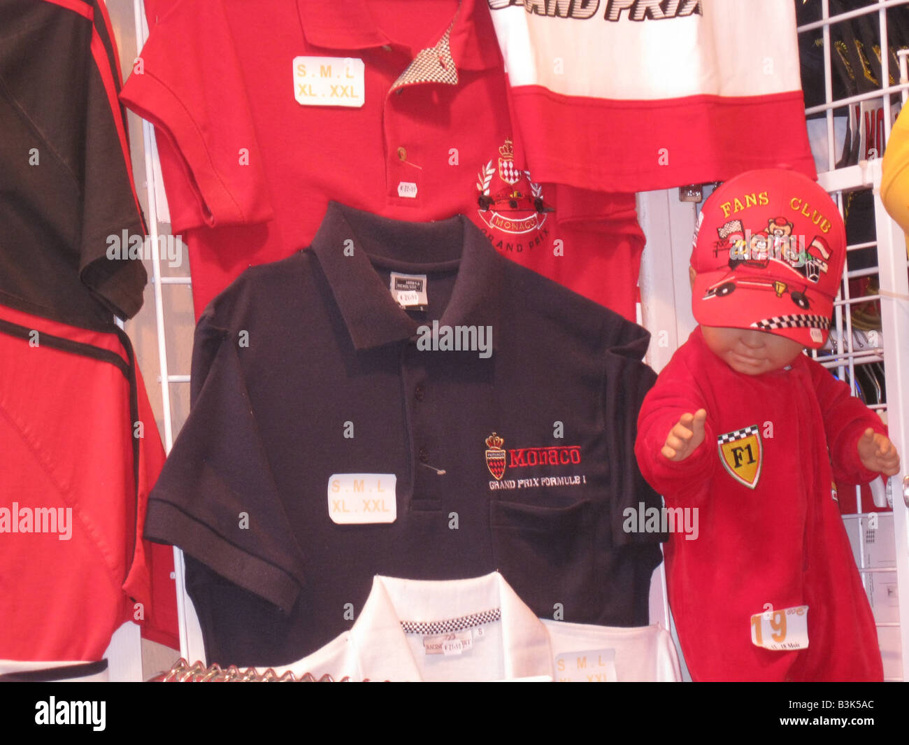 MONACO - Formula 1 merchandise on sale in a shop window Stock Photo - Alamy