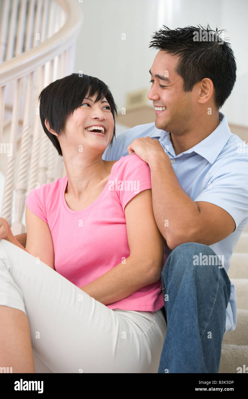 Middle age couple sitting asian hi-res stock photography and images - Alamy