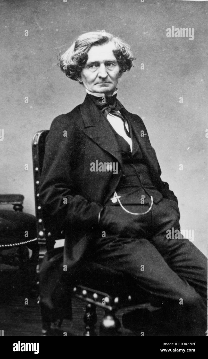 HECTOR BERLIOZ French composer 1803 to 1869 Stock Photo