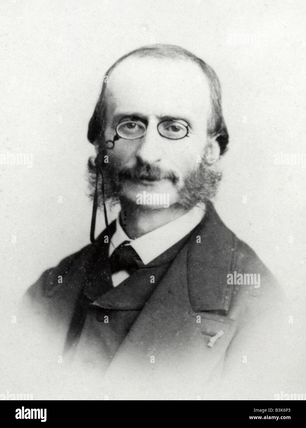 JACQUES OFFENBACH  German operatic composer 1819 to 1880 Stock Photo