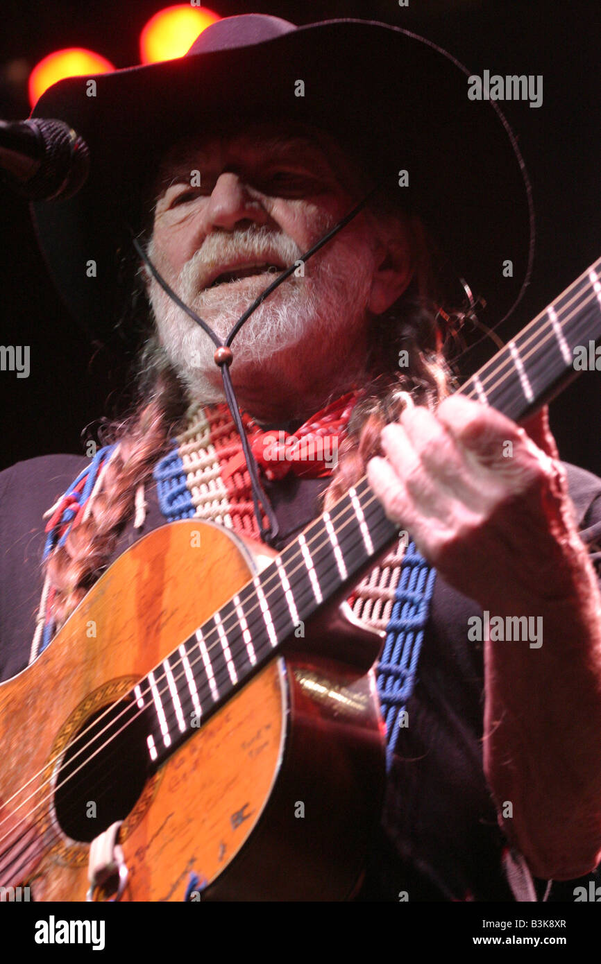 WILLIE NELSON  US Country & Western musician Stock Photo