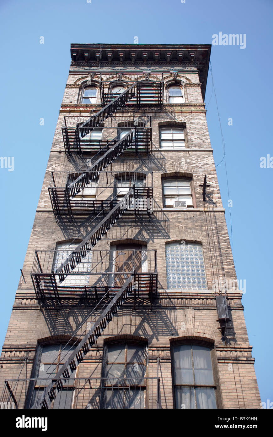 Tenement building, Manhattan, New York Stock Photo