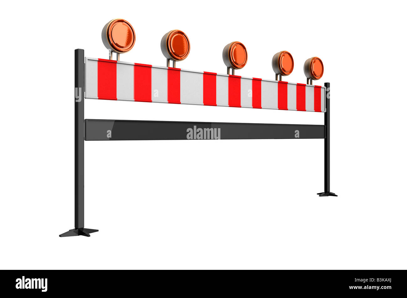 Traffic barrier roadblock barricade Stock Photo Alamy