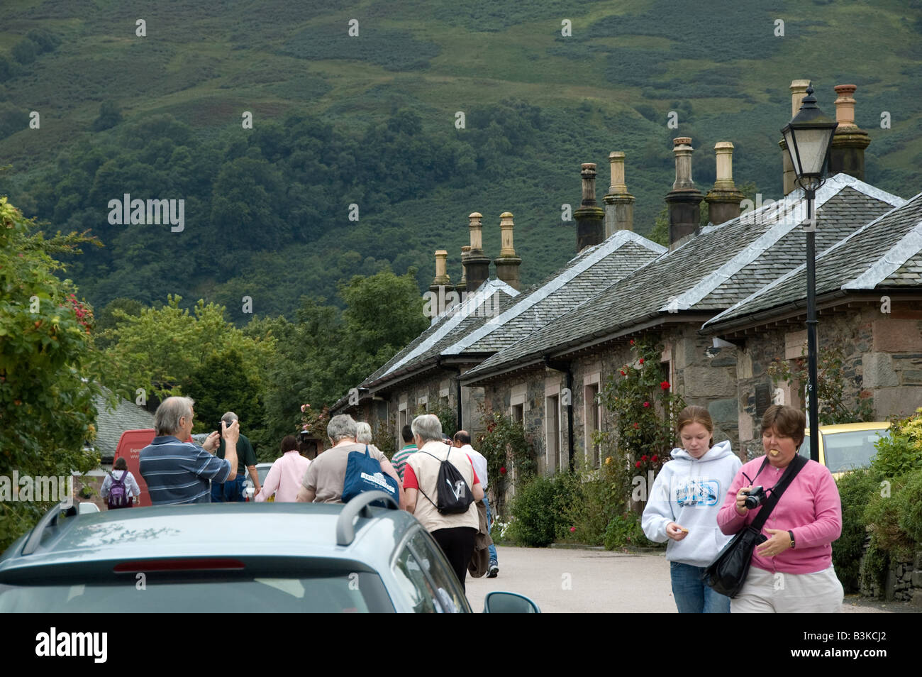 Village of Luss, Loch Lomond Stock Photo Alamy