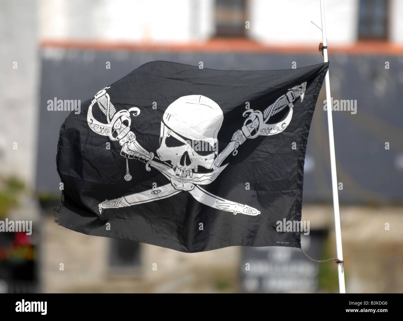 Pirate Flag Stock Photo - Alamy