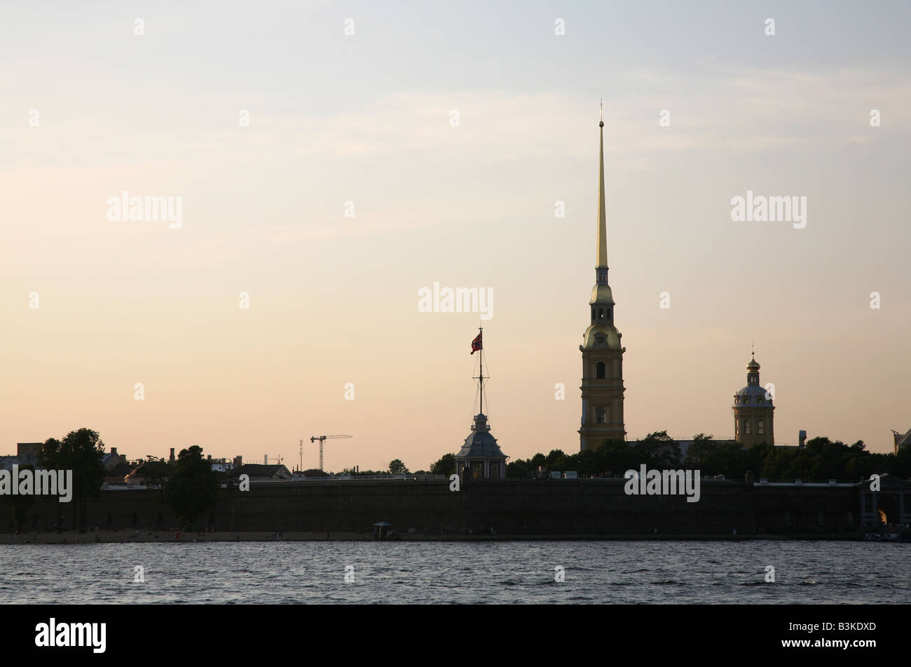 Peter and Paul's Fortress in St Petersburg, Russia Stock Photo