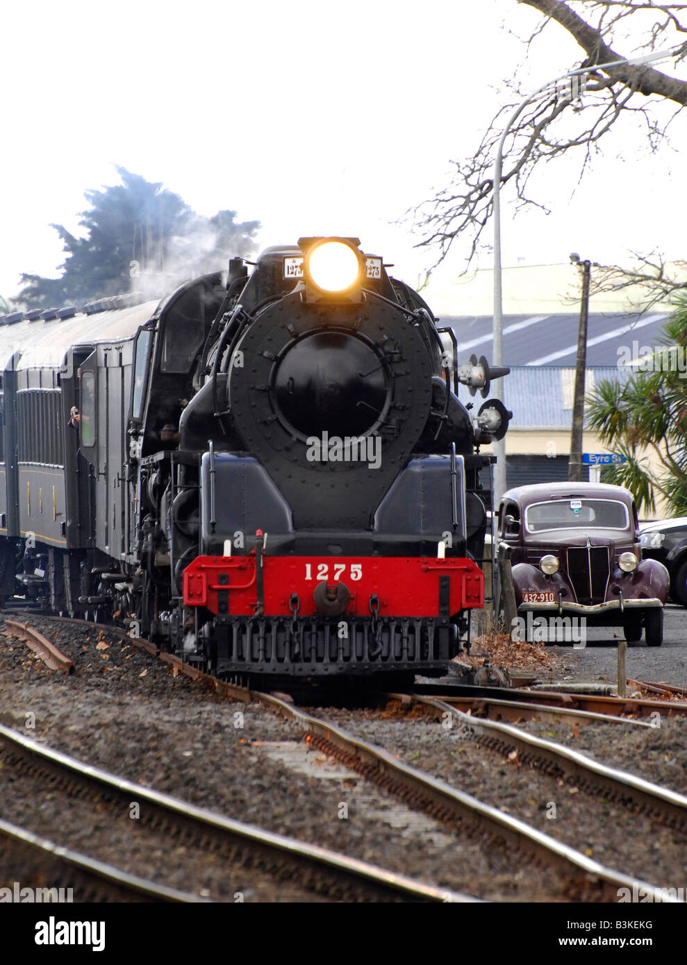 New Zealand commemorative steam train service from Wellington to