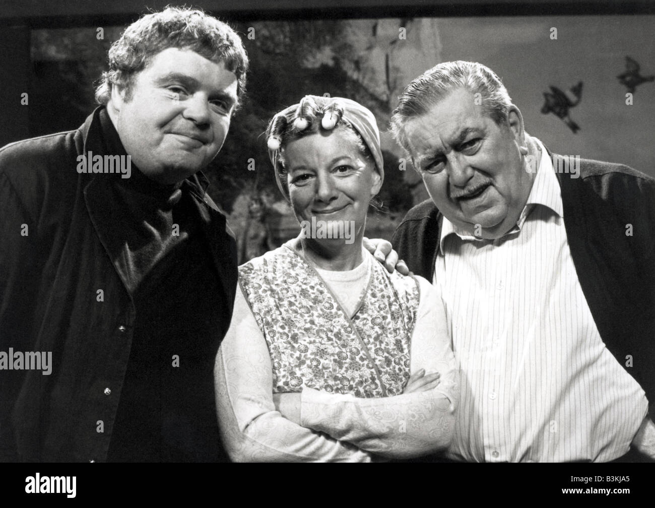 CORONATION STREET Granada TV series with from left: Geoff Hughes as