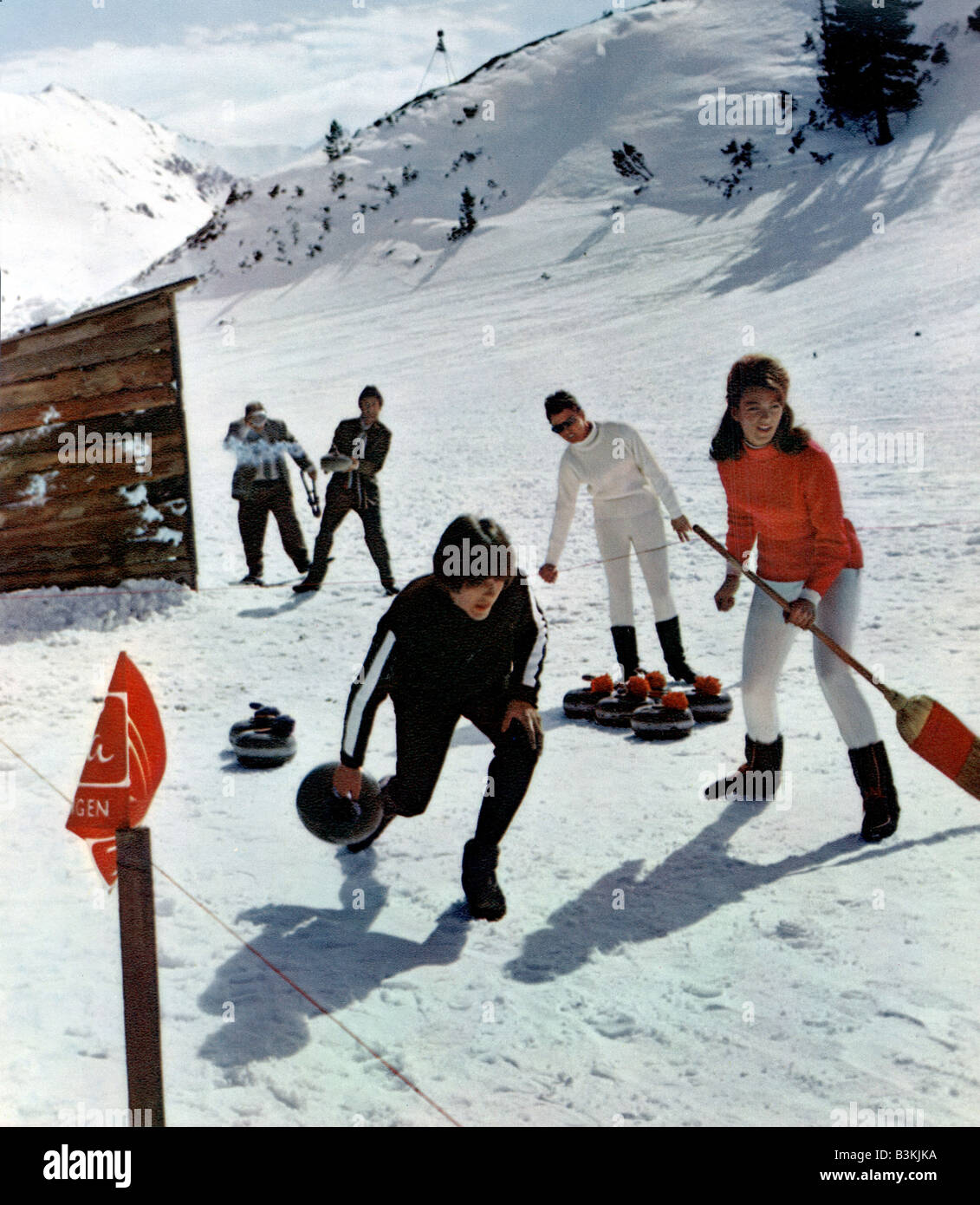 Help 1965 Ua Film With The Beatles Stock Photo Alamy