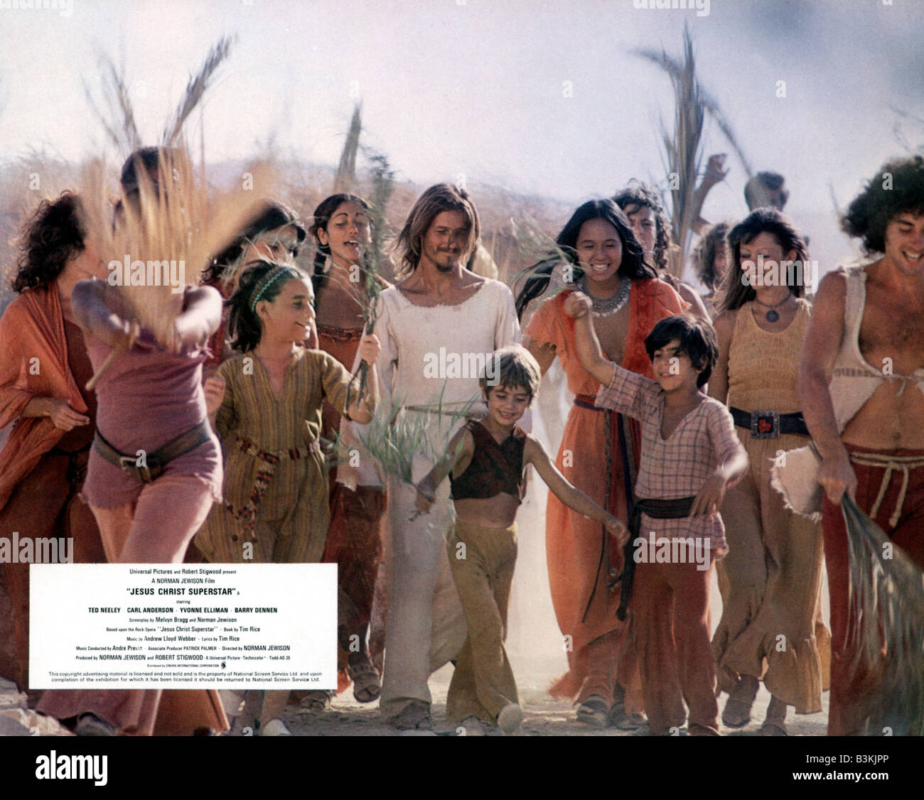 JESUS CHRIST SUPERSTAR 1973 Universal film with Ted Neeley as Christ Stock Photo