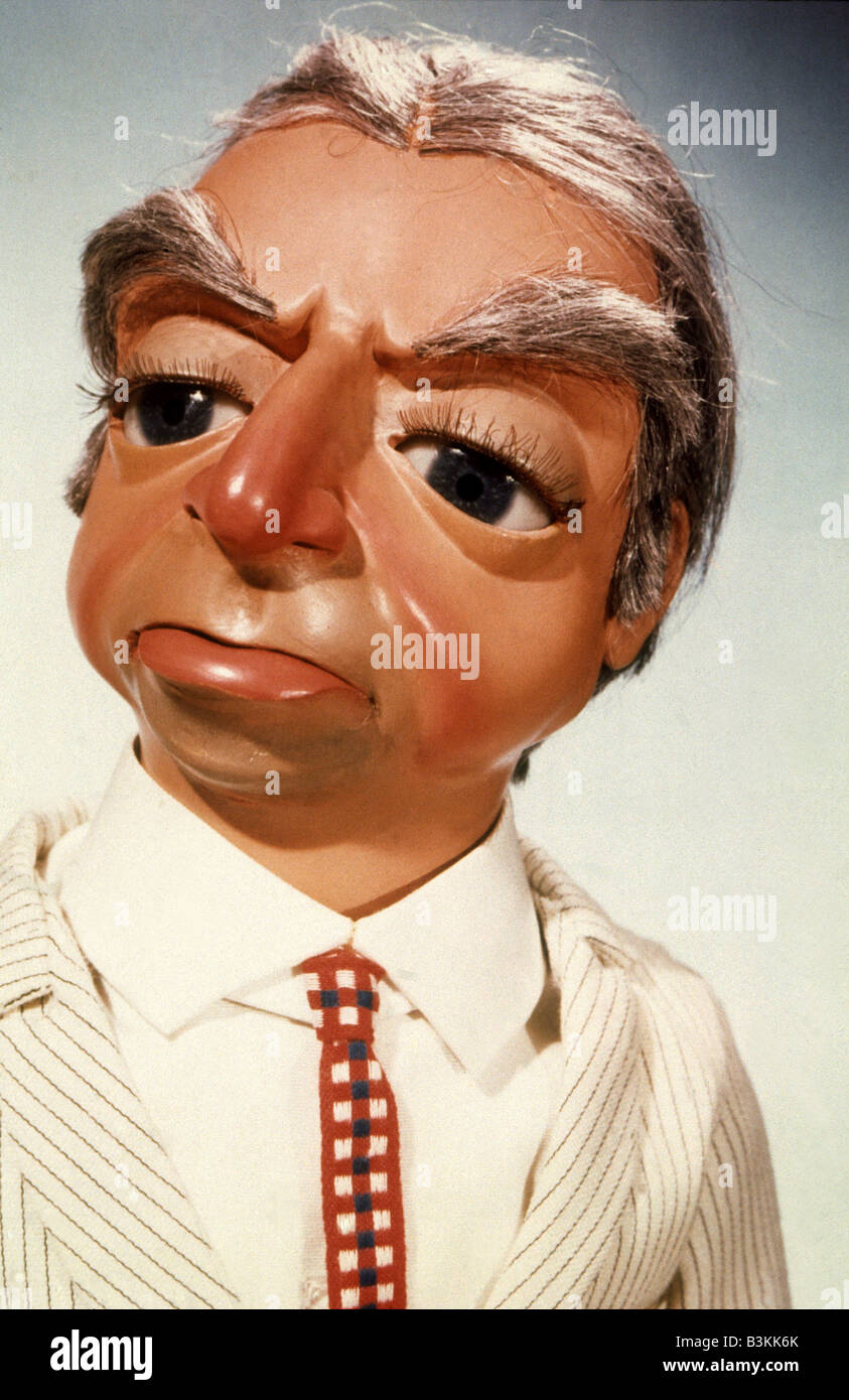 THUNDERBIRDS  UK TV puppet series with Parker Stock Photo