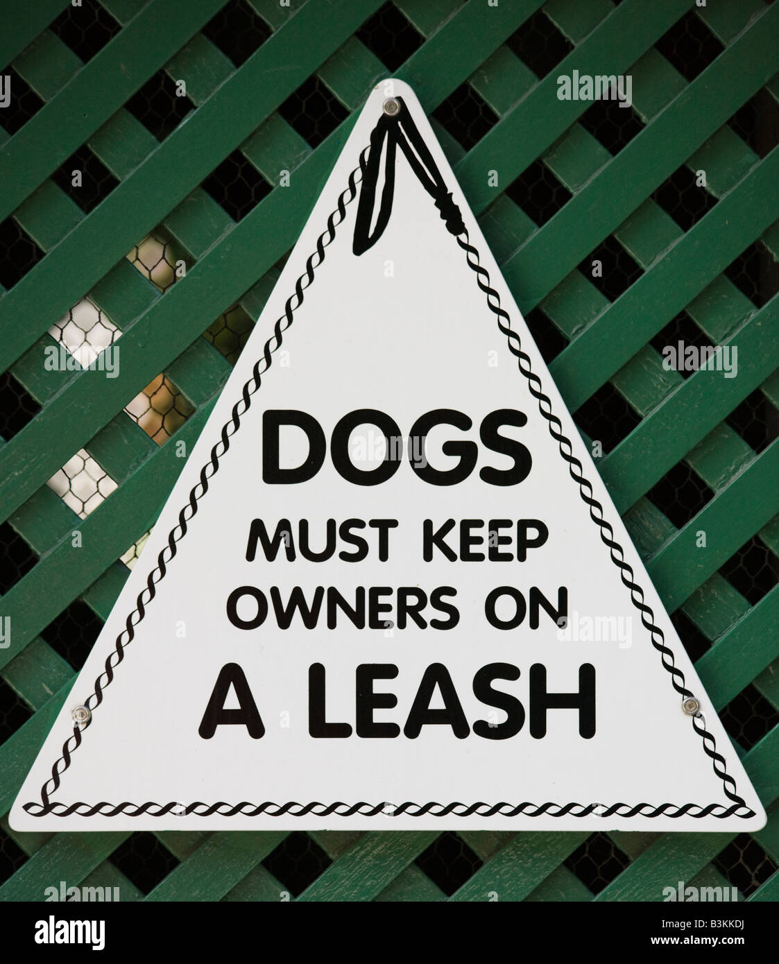 Sign: Dogs Must Keep Owners on a Leash, Butchart gardens, Brentwood Bay ...
