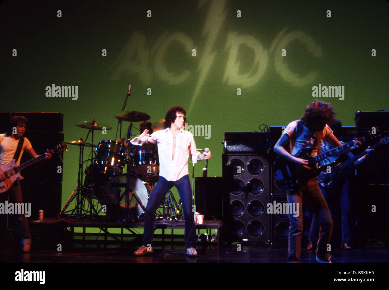 AC/DC rock group in Lops Angeles in 1987 with Bon Scott on vocals Stock  Photo - Alamy