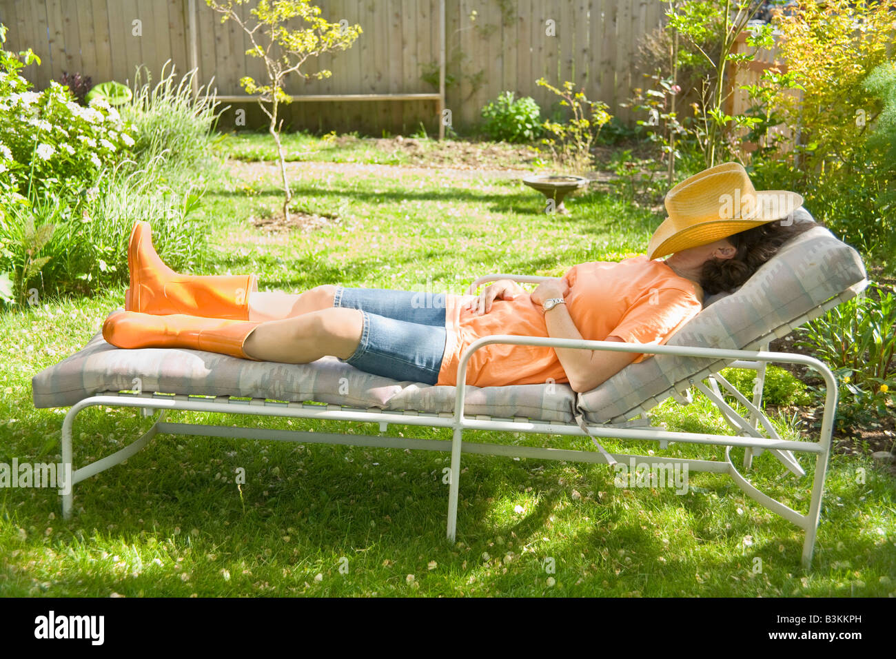 Sleeping gardener hires stock photography and images Alamy
